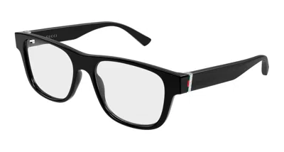 Gucci Demo Square Men's Eyeglasses Gg2086o 005 55 In ["black"]