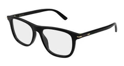 Gucci Demo Square Men's Eyeglasses Gg2130o 001 53 In ["black"]