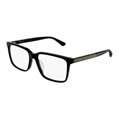 Gucci Demo Square Men's Sunglasses Gg0385oa 001 55 In White