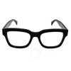 Gucci Demo Square Unisex Eyeglasses Gg1138o 001 52 In Black