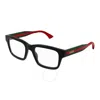Gucci Demo Rectangular Unisex Eyeglasses Gg1865o 003 50