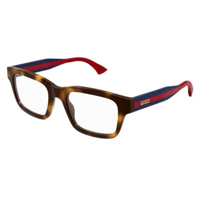Gucci Demo Square Unisex Eyeglasses Gg1865o 005 52 In Multi