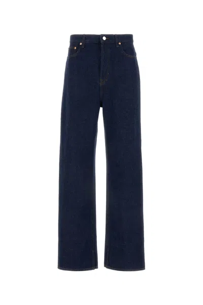 GUCCI JEANS DALLA GAMBA AMPIA IN DENIM BLU UOMO