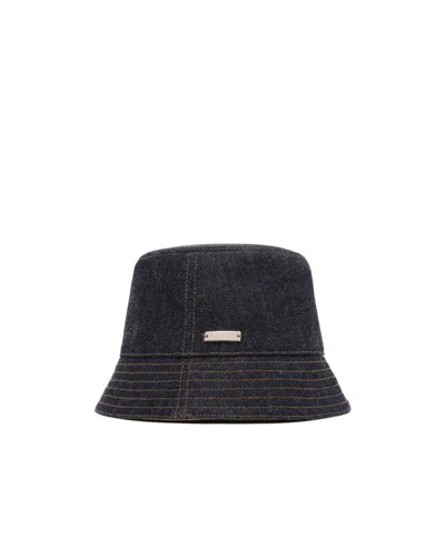 Gucci Denim Bucket Hat In Blue