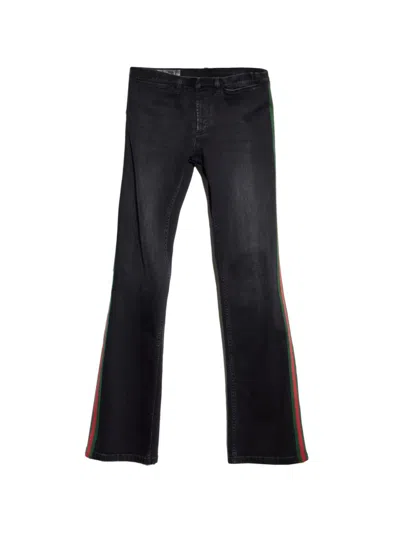 Gucci Denim Cotton Jeans In Black
