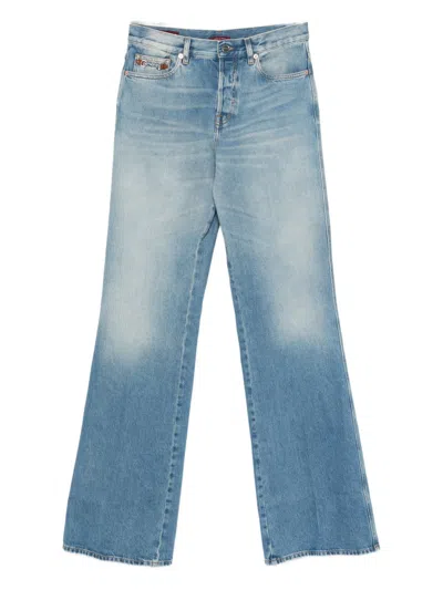 Gucci Denim Cotton Jeans In Blue