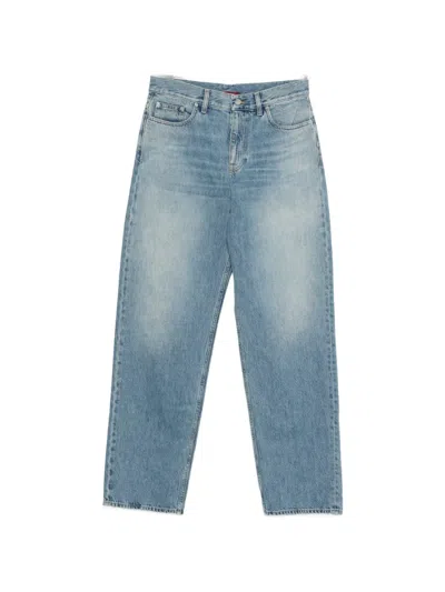 Gucci Denim Cotton Jeans In Blue