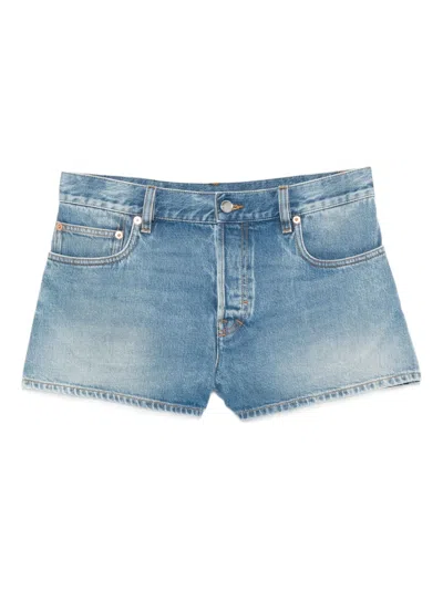 GUCCI DENIM COTTON SHORTS