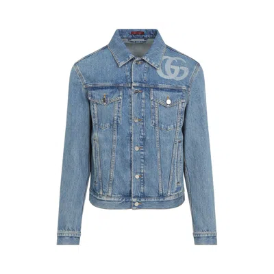 Gucci Denim Jacket In Blue