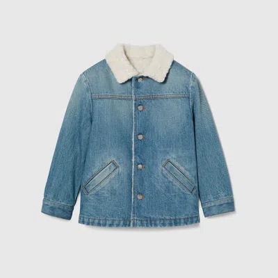 Gucci Kids' Denim Jacket In Blue