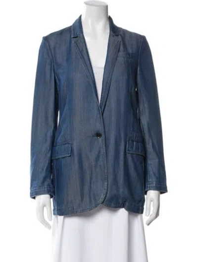 Pre-owned Gucci Denim Jacket In Blue