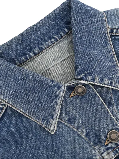 Pre-owned Gucci Denim Jacket In Blue