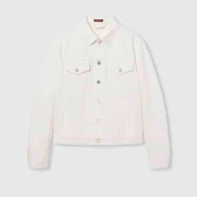 Gucci Denim Jacket With  Selvedge In White