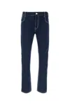 Gucci Denim Jeans With Back Pockets And Belt Loops In Blue