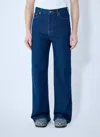 Gucci Men Slim Fit Denim Cotton Jeans In Dark Blue
