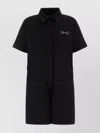 Gucci Denim Jumpsuit With Belt Loops And Pockets In Black