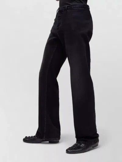 Gucci Denim Low-rise Flared Jeans In Blue