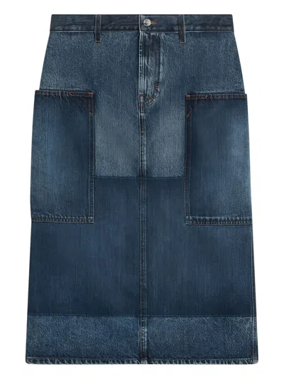 GUCCI DENIM MIDI SKIRT