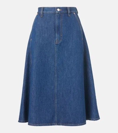 GUCCI DENIM MIDI SKIRT
