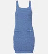 Gucci Denim Minidress In Blue