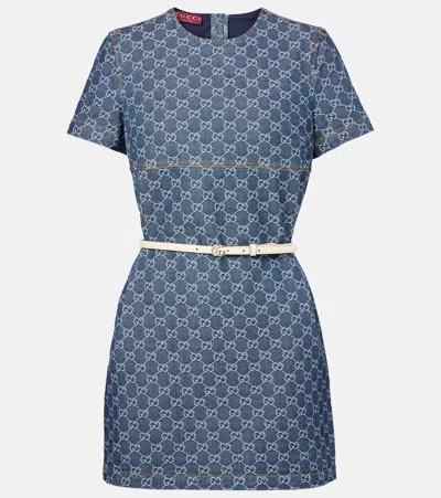 GUCCI DENIM MINIDRESS