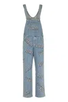 Gucci Jumpsuit Aus Denim In Gray