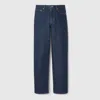 Gucci Certified Cotton Denim Jeans In Blue