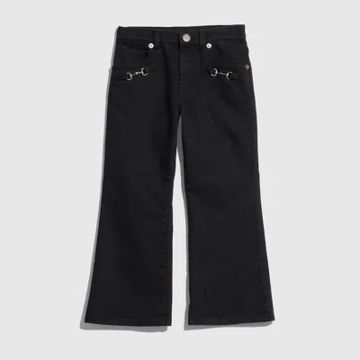 Gucci Kids' Denim Pants In Black