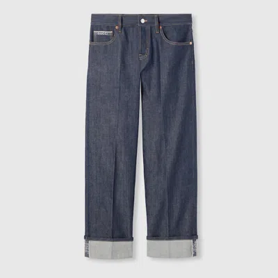 Gucci Denim Pants With  Selvedge In Blue