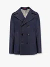 Gucci Denim Peacoat With Contrasting Stitching
