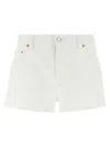 Gucci Women Denim Shorts In White