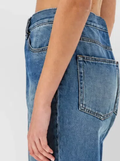 Gucci Denim Straight-leg Jeans In Blue