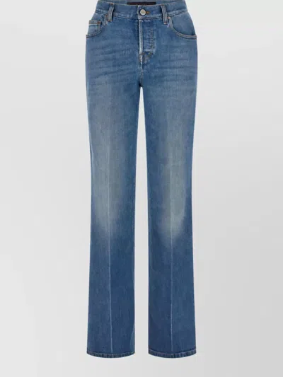 Gucci Denim Straight-leg Jeans In Blue