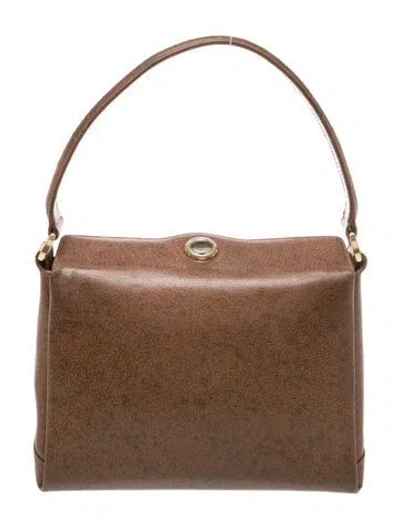 Pre-owned Gucci Denim Tote In Silver