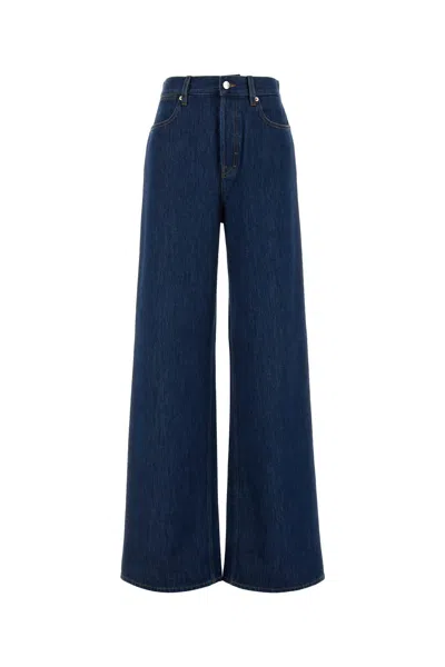 GUCCI DENIM WIDE-LEG JEANS