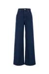Gucci Trousers Wide-leg Denim Back Pockets In Blue