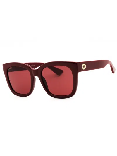 Gucci Designer Rectangular Women's Sunglasses In Brown