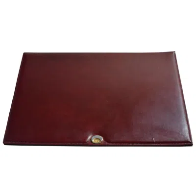 Pre-owned Gucci Desk Calendar In Brown