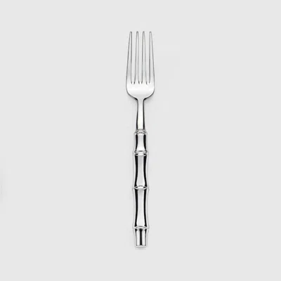 Gucci Dessertgabeln Mit Bambusmotiv In Silver