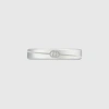 Gucci Diagonal Interlocking G Thin Ring In Undefined
