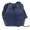 GUCCI GUCCI DIAMANTE NAVY LEATHER SHOULDER BAG (PRE-OWNED)