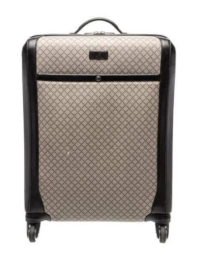 Pre-owned Gucci Diamante Suitcase In Neutral