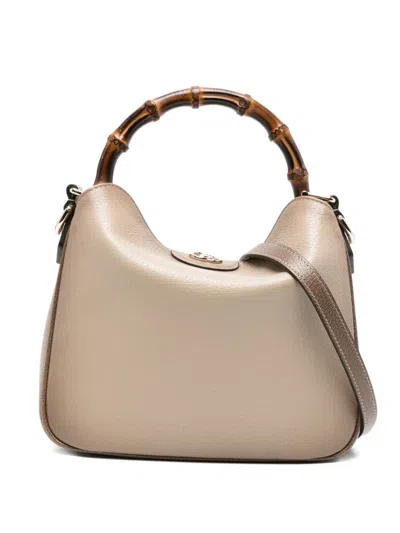 Gucci Diana Bamboo-handle Tote Bag In Neutral