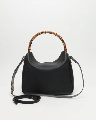 Gucci Diana` Large Shoulder Bag In Black