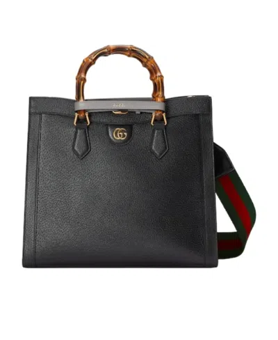 Gucci Diana Tote Bag In Grey