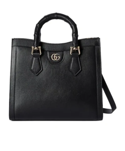 Gucci Diana Medium Tote Bag In Black