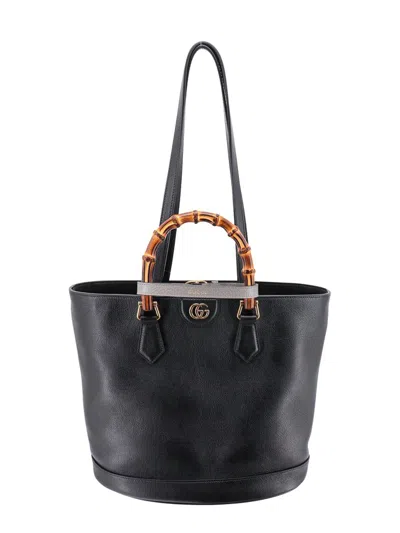 Gucci Diana Medium Tote Bag In Black