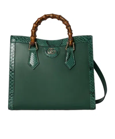 Gucci Diana Medium Tote Bag In Green