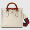 Gucci Kleiner Diana Shopper In Weiss