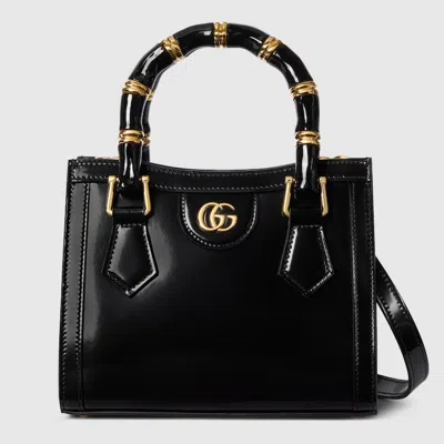 Gucci Diana Mini Tote Bag In Black